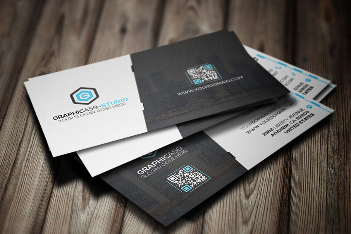 Corporate Business Card 01, a Business Card Template by graphica59 (Photo 4 of 5)