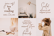 Popless script and serif font duo, a Serif Font by Ana's Fonts (Thumbnail 5 of 9)