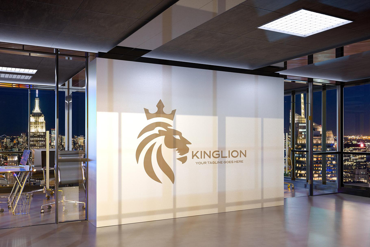 Royal King Lion Logo Design, a Branding & Logo Template by YUDesignStore (Photo 10 of 10)