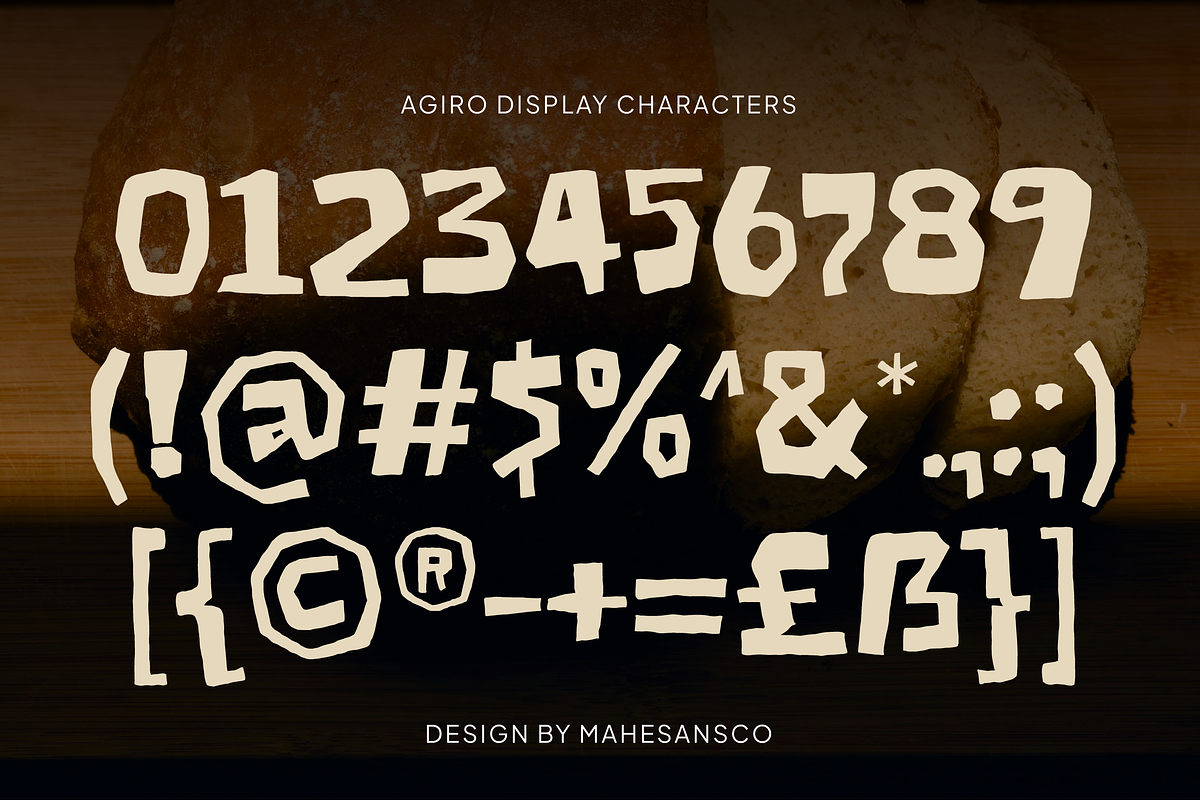 Agiro Brand – Playful Cutout Font, a Handwritten Font by Mahesans Co (Photo 9 of 10)