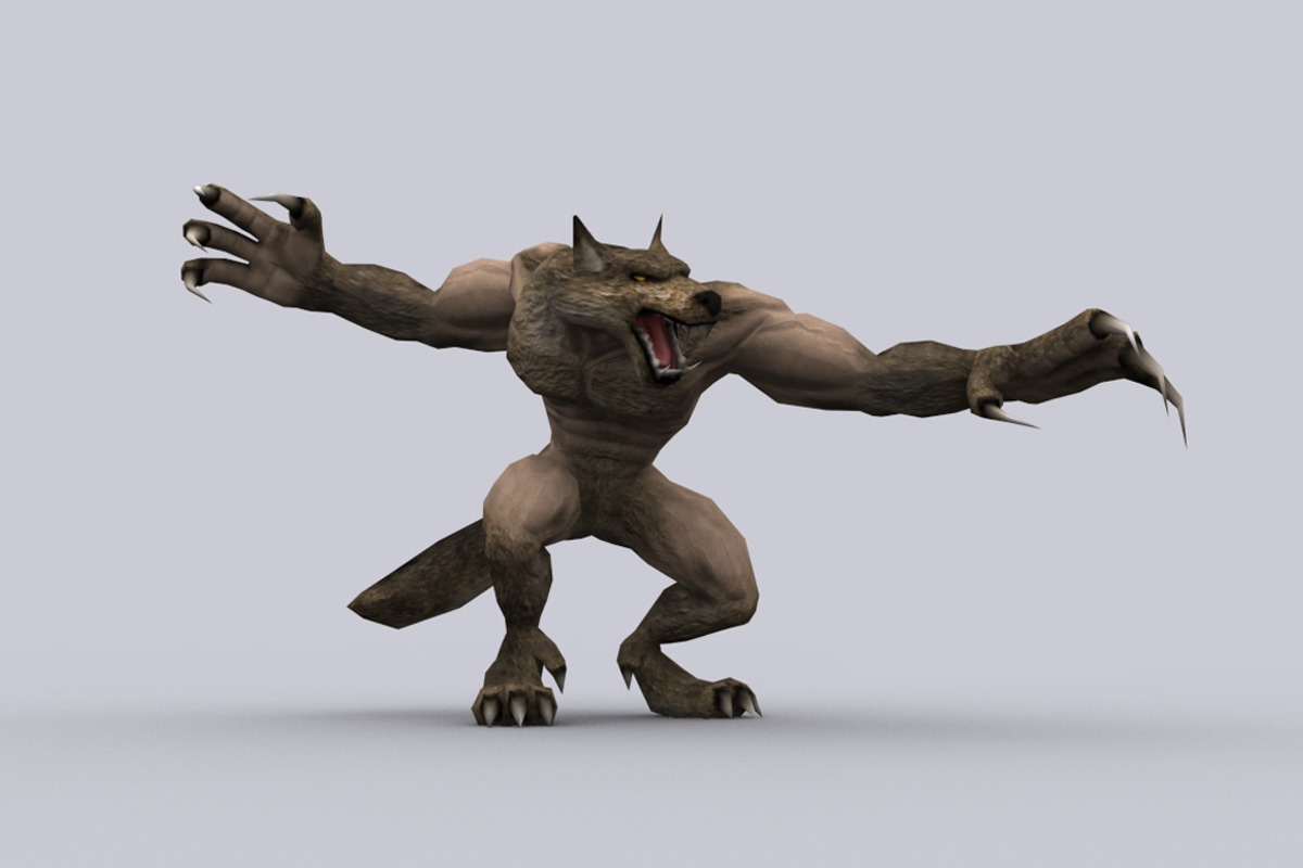 WEREWOLF fbx only, a Characters & Person 3D Model by PROTOFACTOR