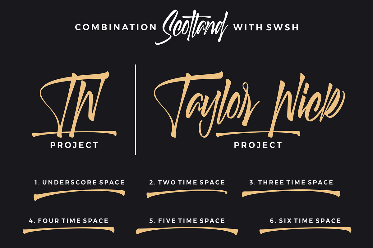 Scotland Stories | Modern Script, a Script Font by RedyStudio (Photo 10 of 14)