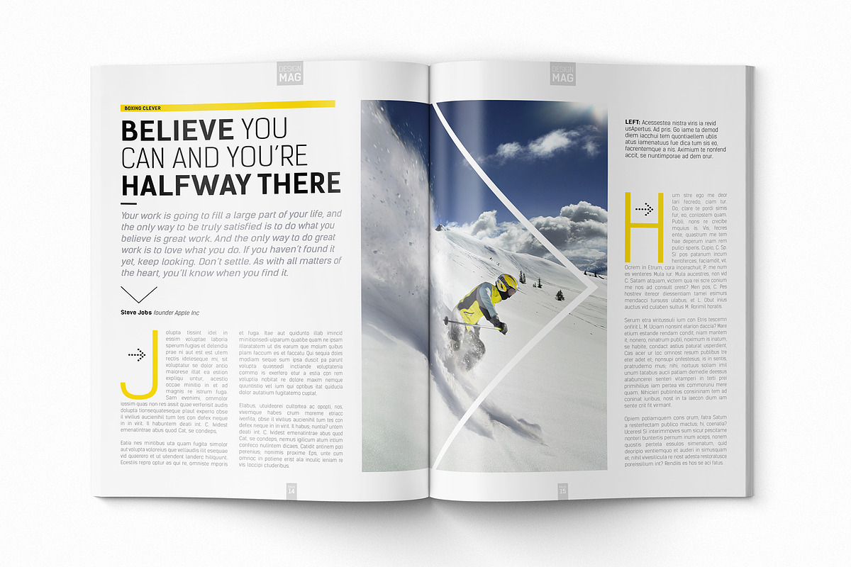 Magazine Template InDesign 08, a Magazine Template by Love Graphic Design (Photo 4 of 29)