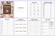 Travel Planner Bundle Canva Kdp, a Stationery Template by Mustafiz (Thumbnail 2 of 5)