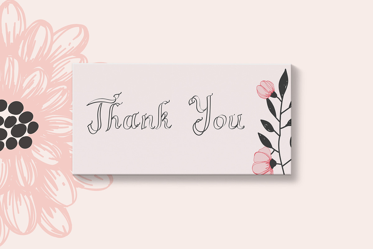 Fleuriste Duoline Font, a Script Font by Anna Zakharchenko (Photo 11 of 11)