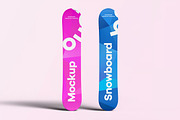 Snowboard Mock-up, a Product Mockup by zippypixelstudio (Thumbnail 5 of 8)