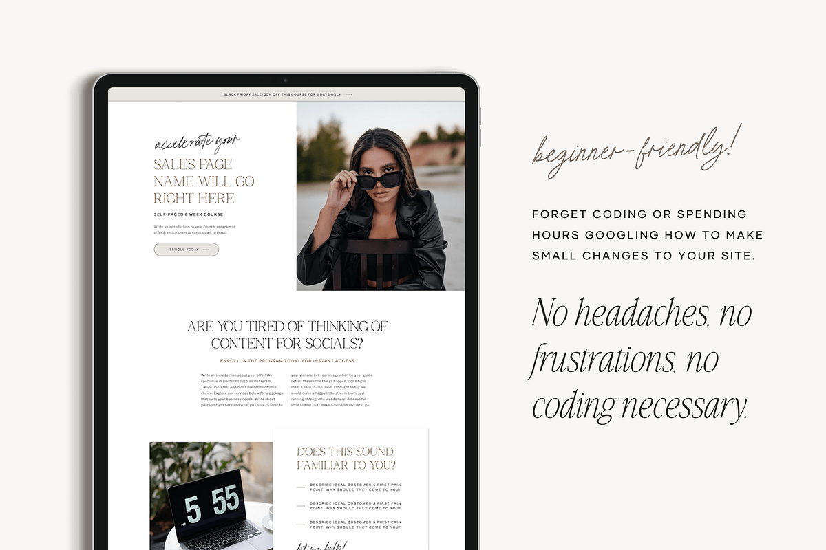 Showit Website Template | Samantha, a Websites & App Template by Create with Danielle (Photo 2 of 5)