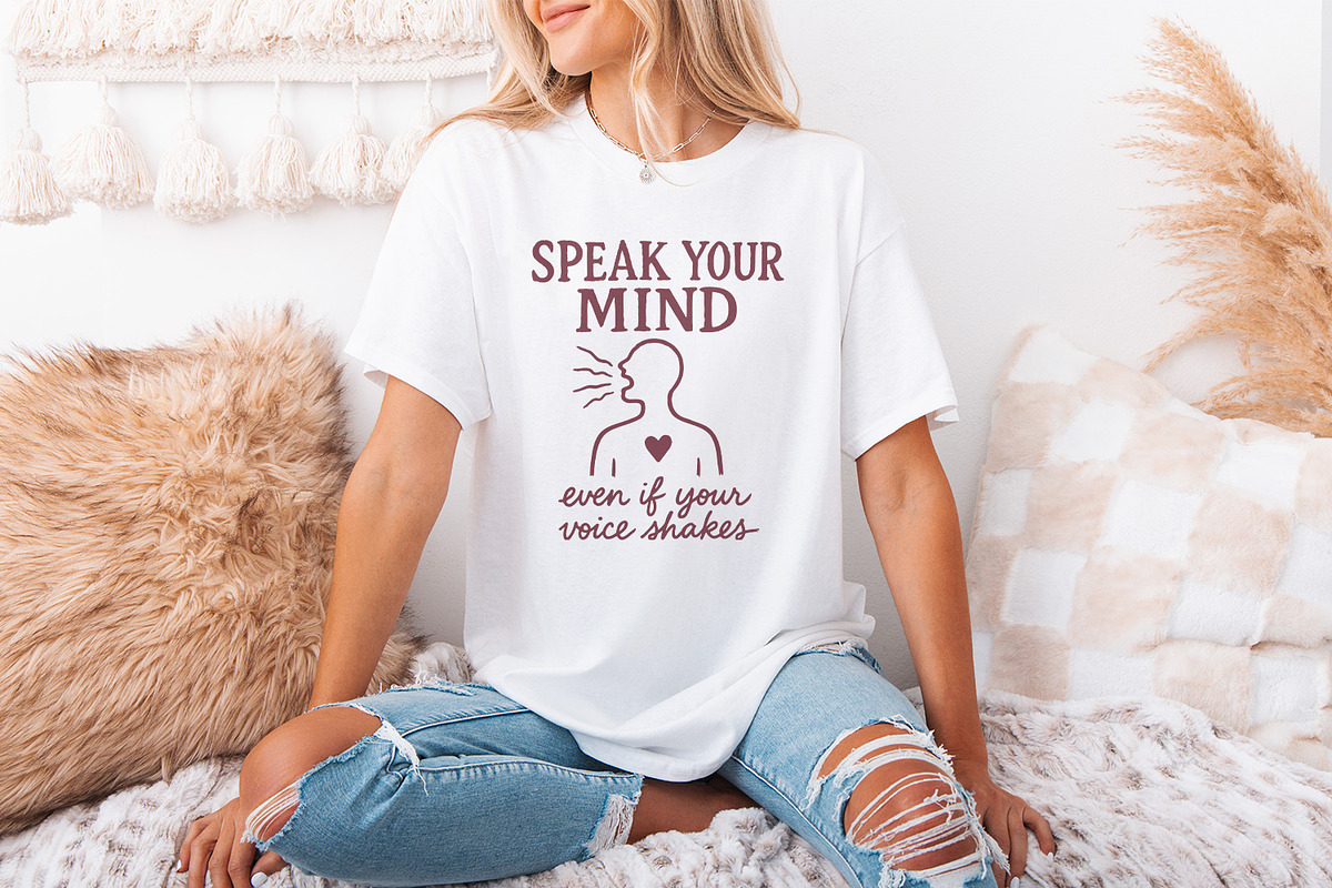 Speak Your Mind Even If Your Voice, an Illustration by SharpMarketplace (Photo 3 of 9)