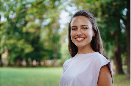 Portrait of a beautiful young woman, a Person Photo by HalfPoint