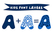 Kids Font, a Font by psddude (Thumbnail 5 of 5)