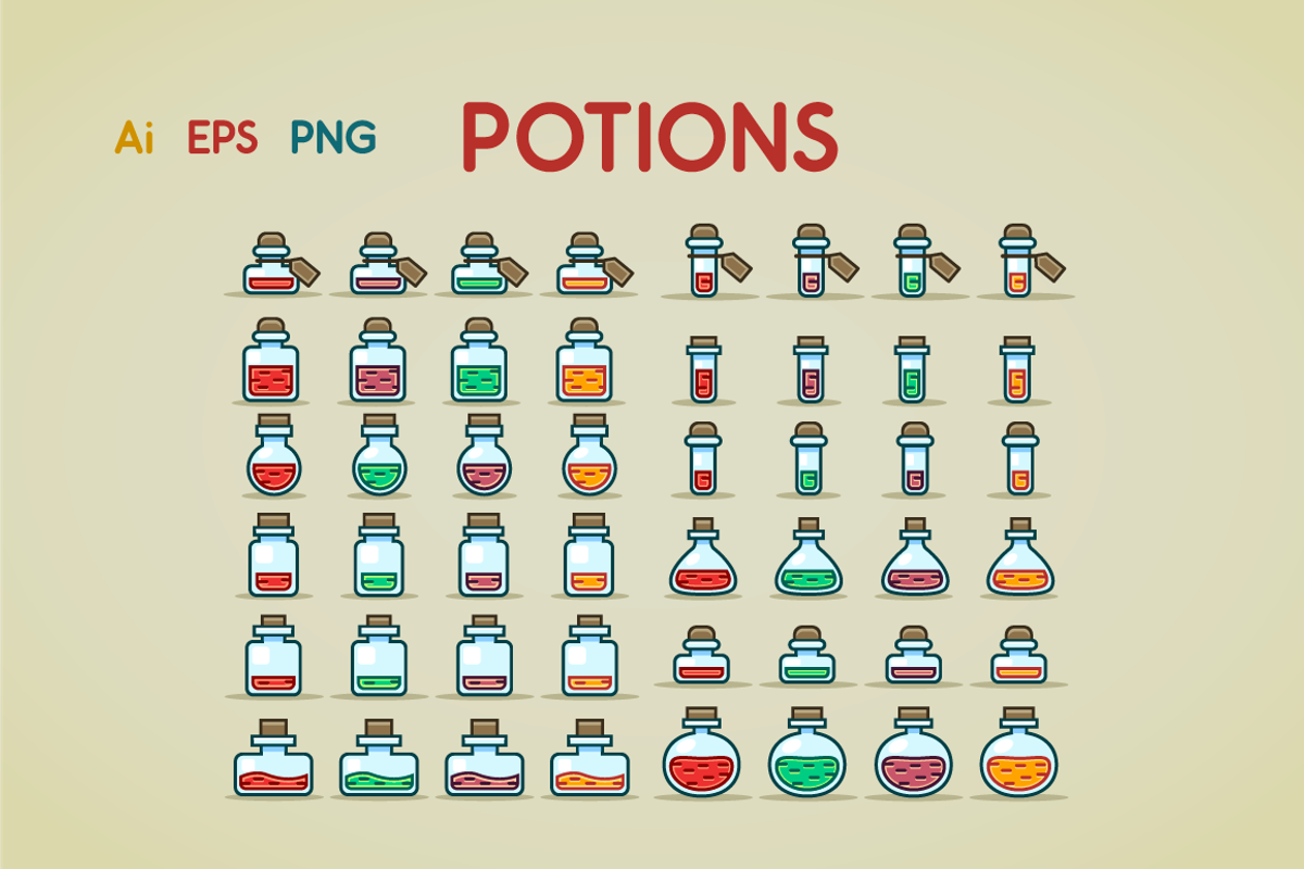 Potions, an Object Graphic by yurakr (Photo 1 of 4)
