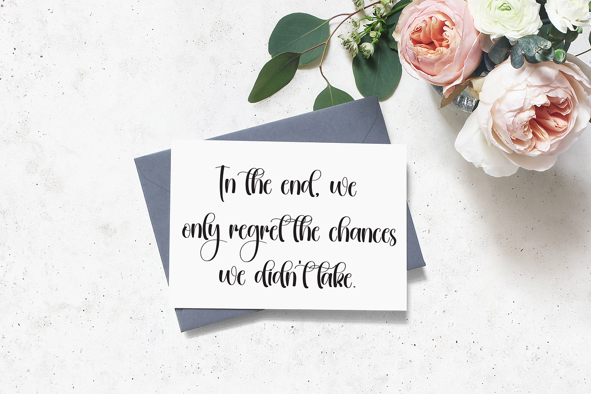 Lettering | Script Font, a Handwritten Font by Scratchones (Photo 3 of 9)
