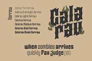 Calarau - Variable Metal Font, a Blackletter Font by creativemedialab (Thumbnail 6 of 16)