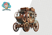 Cowboy Clipart Western Vintage, a Decorative Illustration by QM_ART (Thumbnail 3 of 17)