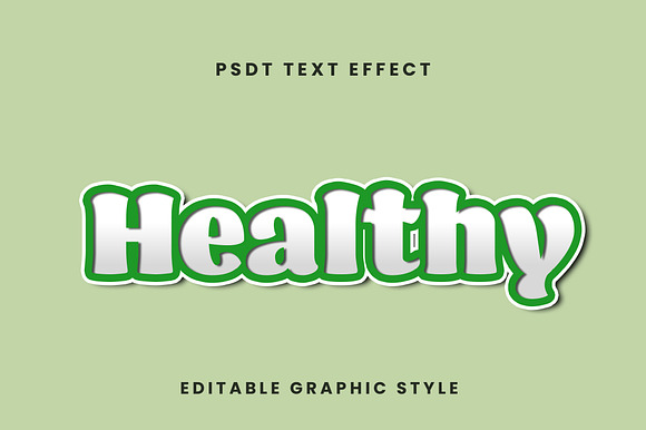 Eco Bubble Text Effect preview 2