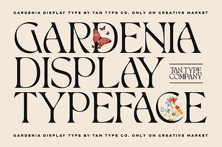 TAN - GARDENIA, a Font by TanType