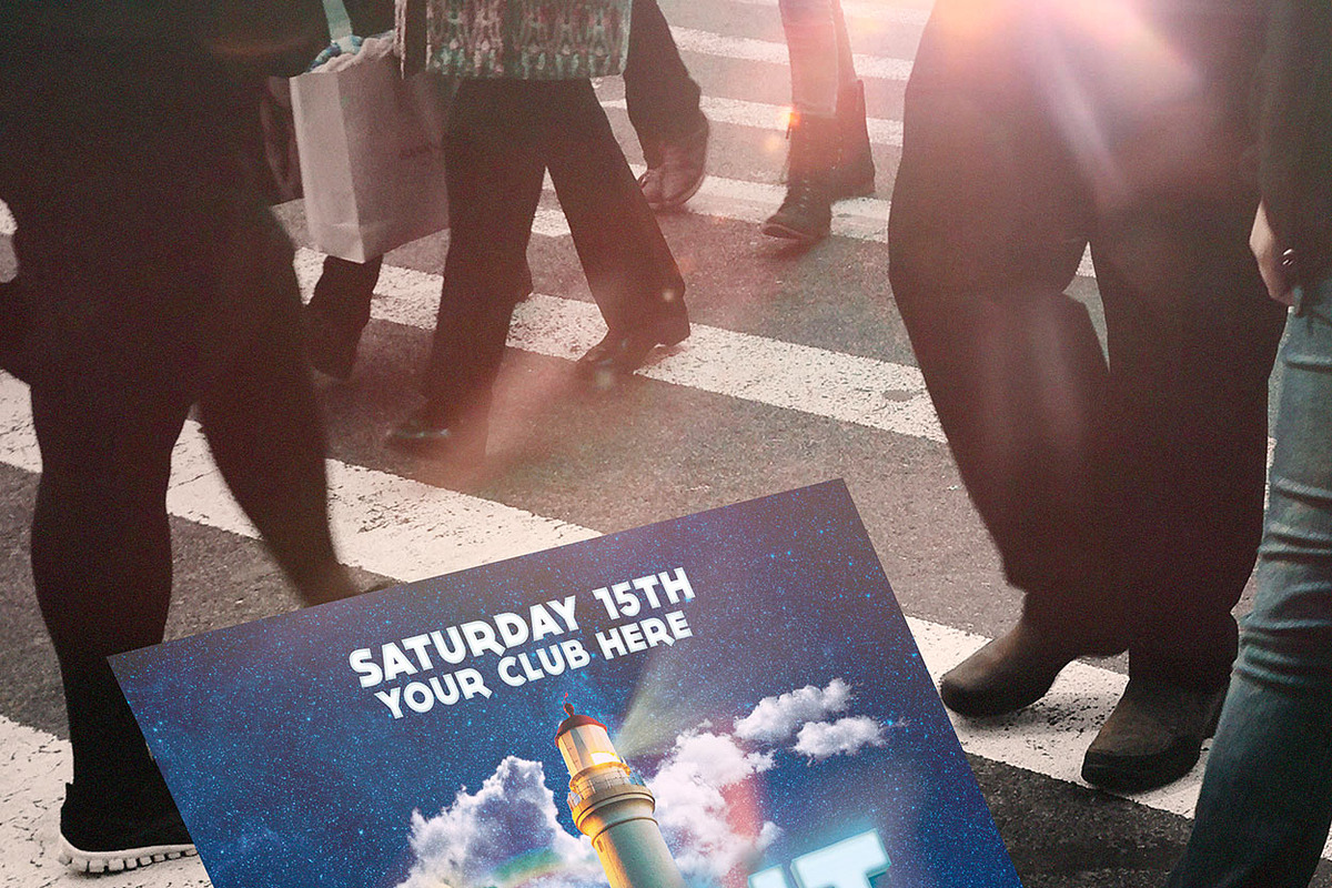 Light Flyer Template, a Flyer Template by Graphicfy Templates