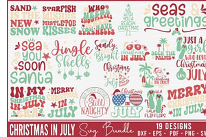 Christmas in July SVG Designs