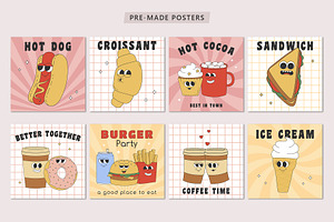 Cartoon Food Characters