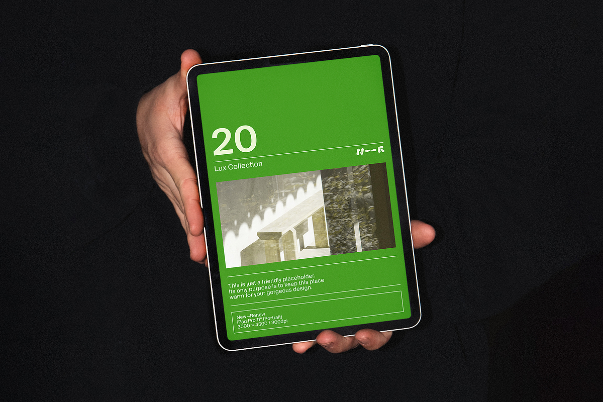Dark Minimal Bundle, an Advertising Mockup by New—Renew (Photo 5 of 5)