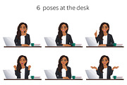Confident business woman set, a Person Illustration by Volha Hlinskaya (Thumbnail 4 of 6)