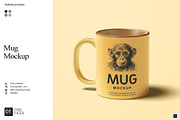 Mug Mockup, a Product Mockup by Sweetdady (Thumbnail 1 of 4)