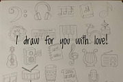 Music Instruments Clipart Set, an Education Illustration by Palau (Thumbnail 7 of 10)
