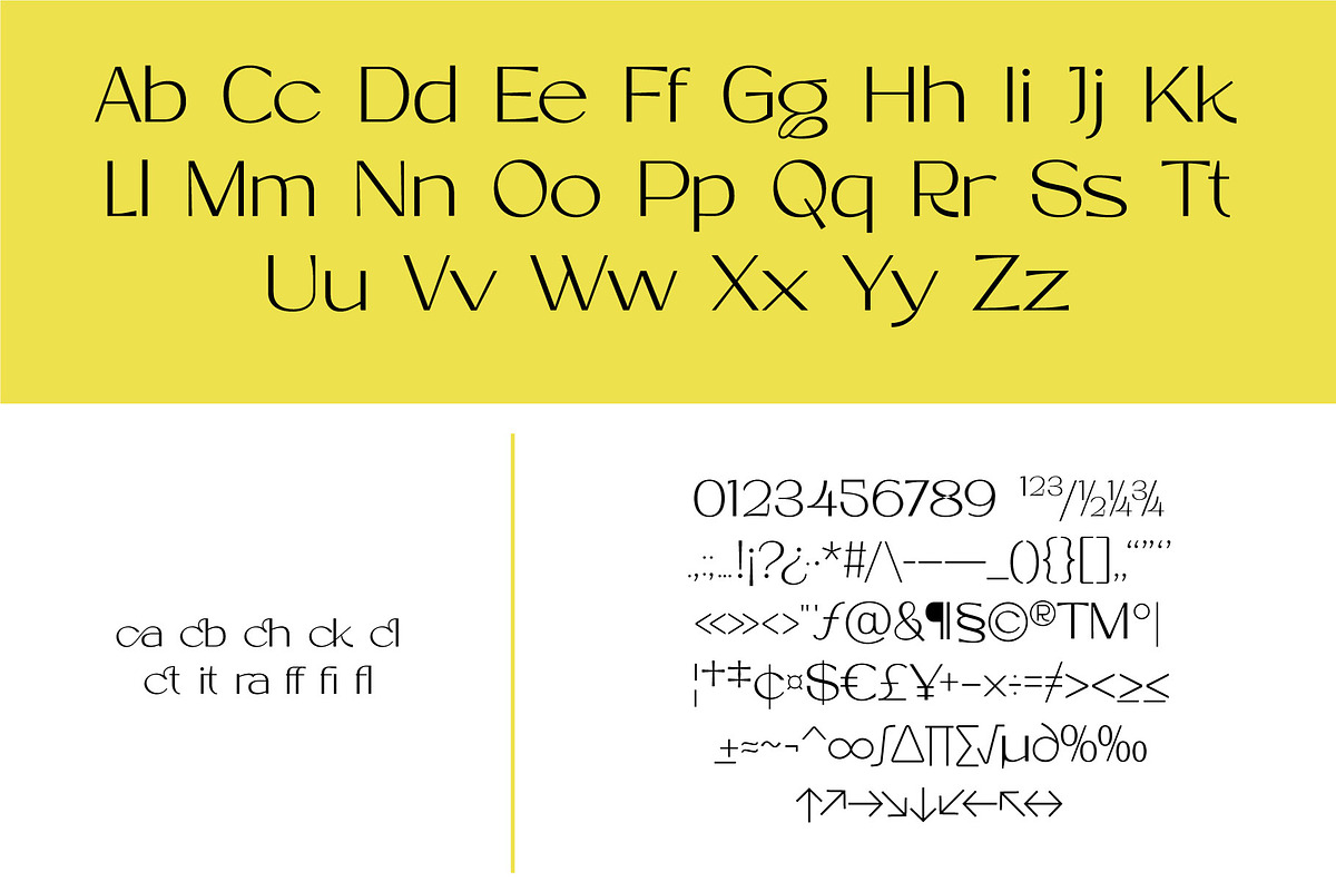 Reclamo - 18 San Serif Font, a Font by AuthenType (Photo 14 of 15)