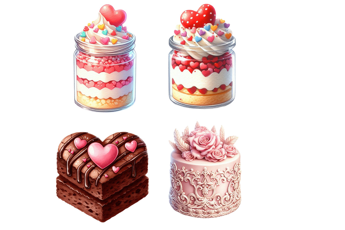 Valentine Clipart Valentine Cake, an Illustration by Designworld (Photo 6 of 6)