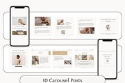 Minimalist Instagram Canva Templates, a Social Media Template by Saga Design Studio (Thumbnail 7 of 8)