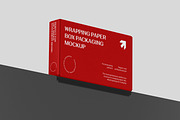 Wrapping Paper Box Packaging Mockup, a Packaging Mockup by Unerispace (Thumbnail 5 of 5)