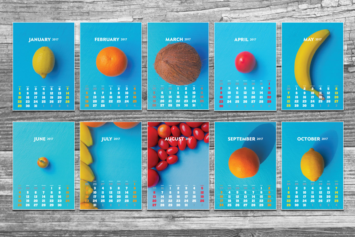 Calendar 2017 images included (EN), a Brochure Template by Feelings (Photo 2 of 3)