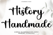 History Handmade, a Handwritten Font by InermediaSTUDIO (Thumbnail 1 of 8)