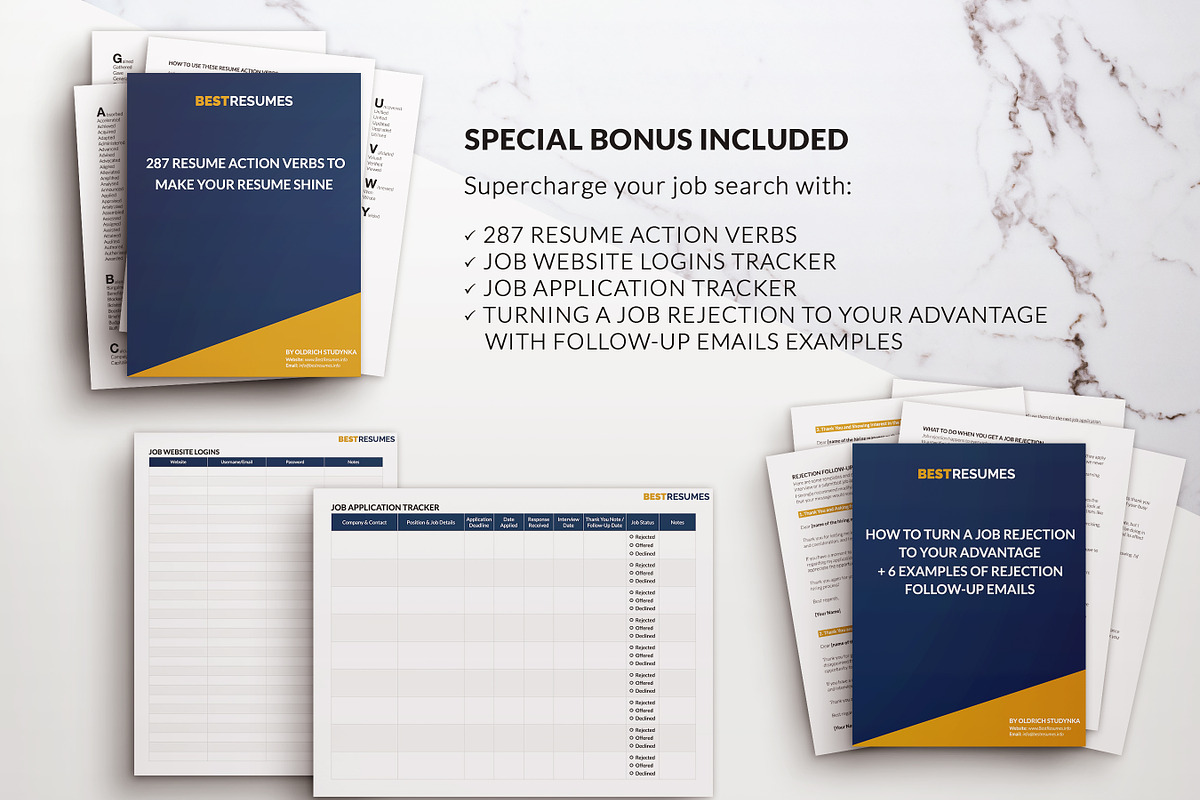 Business Resume CV Template, a Resume Template by BestResumes.Co (Photo 4 of 9)