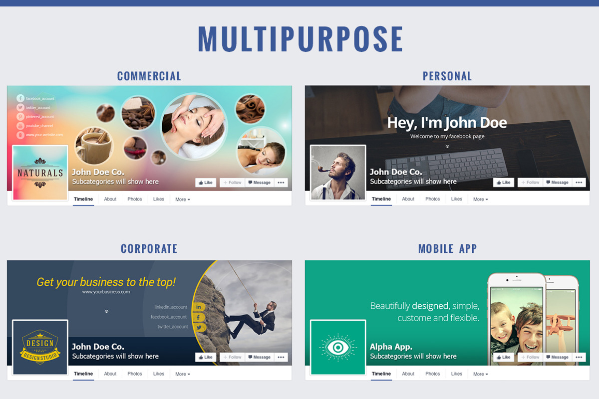 11 Smart Facebook Cover Photo, a Templates & Theme by Pixel Strawberry (Photo 2 of 5)