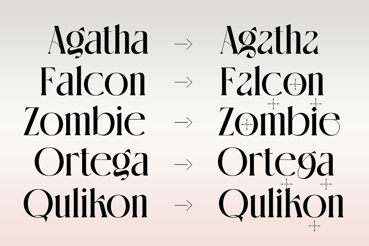 glossy - a modern serif, a Serif Font by INKSUN™ (Photo 7 of 11)