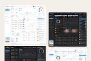 Multipurpose Admin Dashboard UI, an UI Kit Template by peterdraw (Thumbnail 3 of 7)