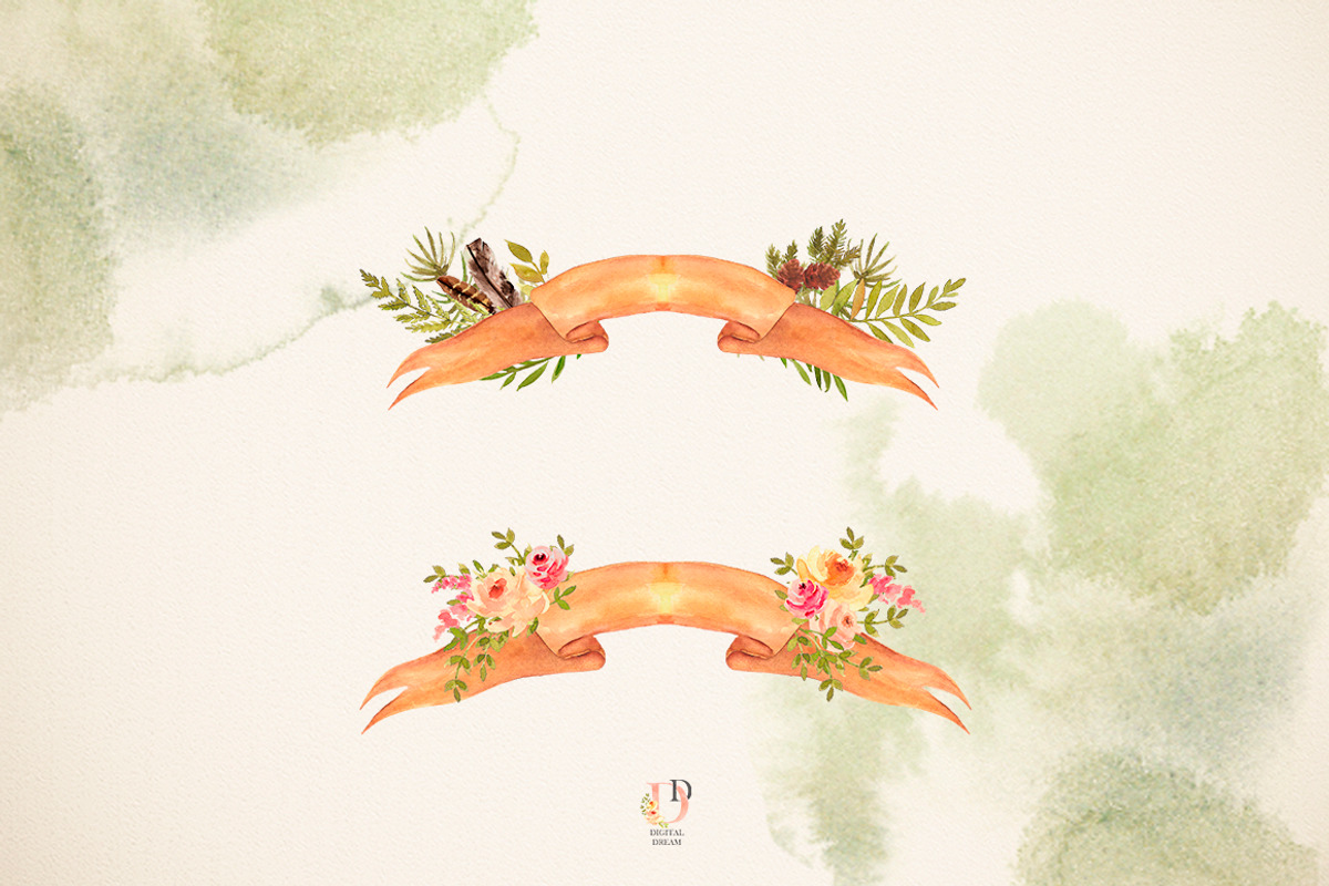 LOVE wedding  floral collection, an Object Graphic by DigitalDream (Photo 10 of 14)