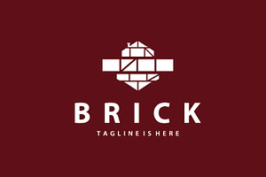simple logo brick structure building, a Branding & Logo Template by Maylianaw28