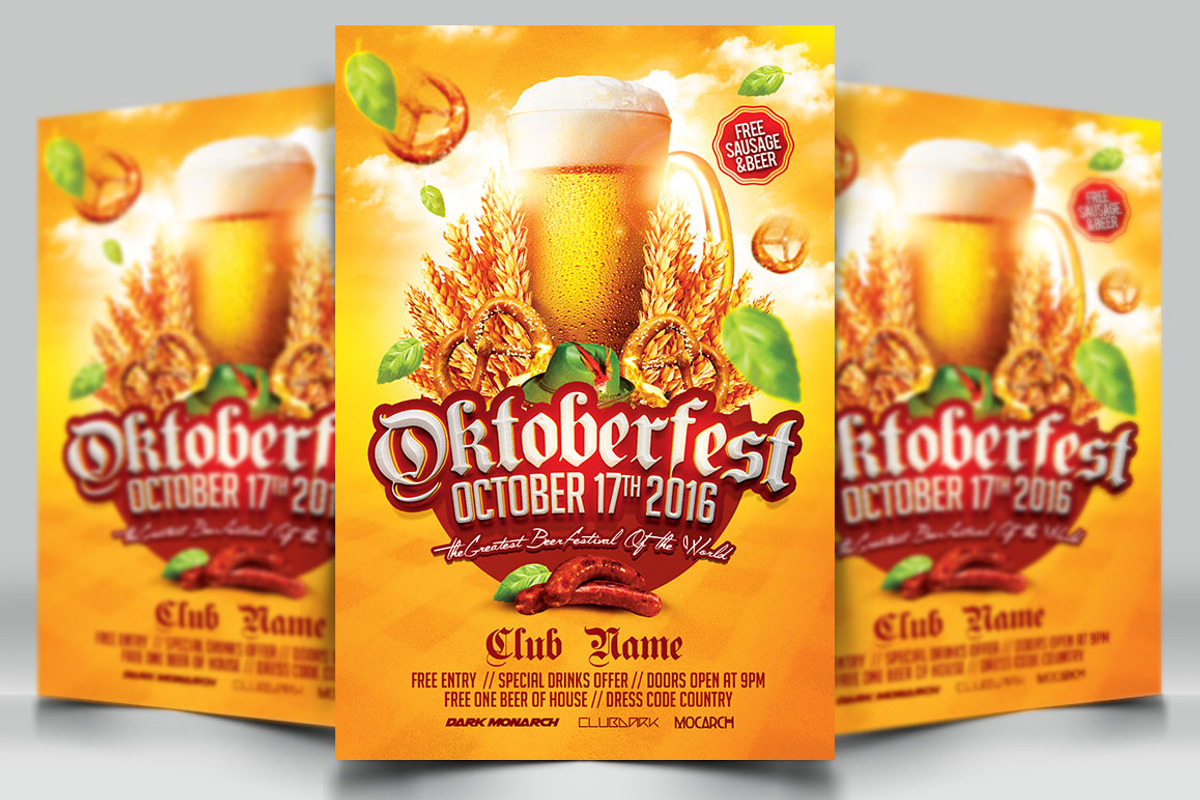 Oktoberfest Flyer, a Flyer Template by darkmonarch (Photo 1 of 3)
