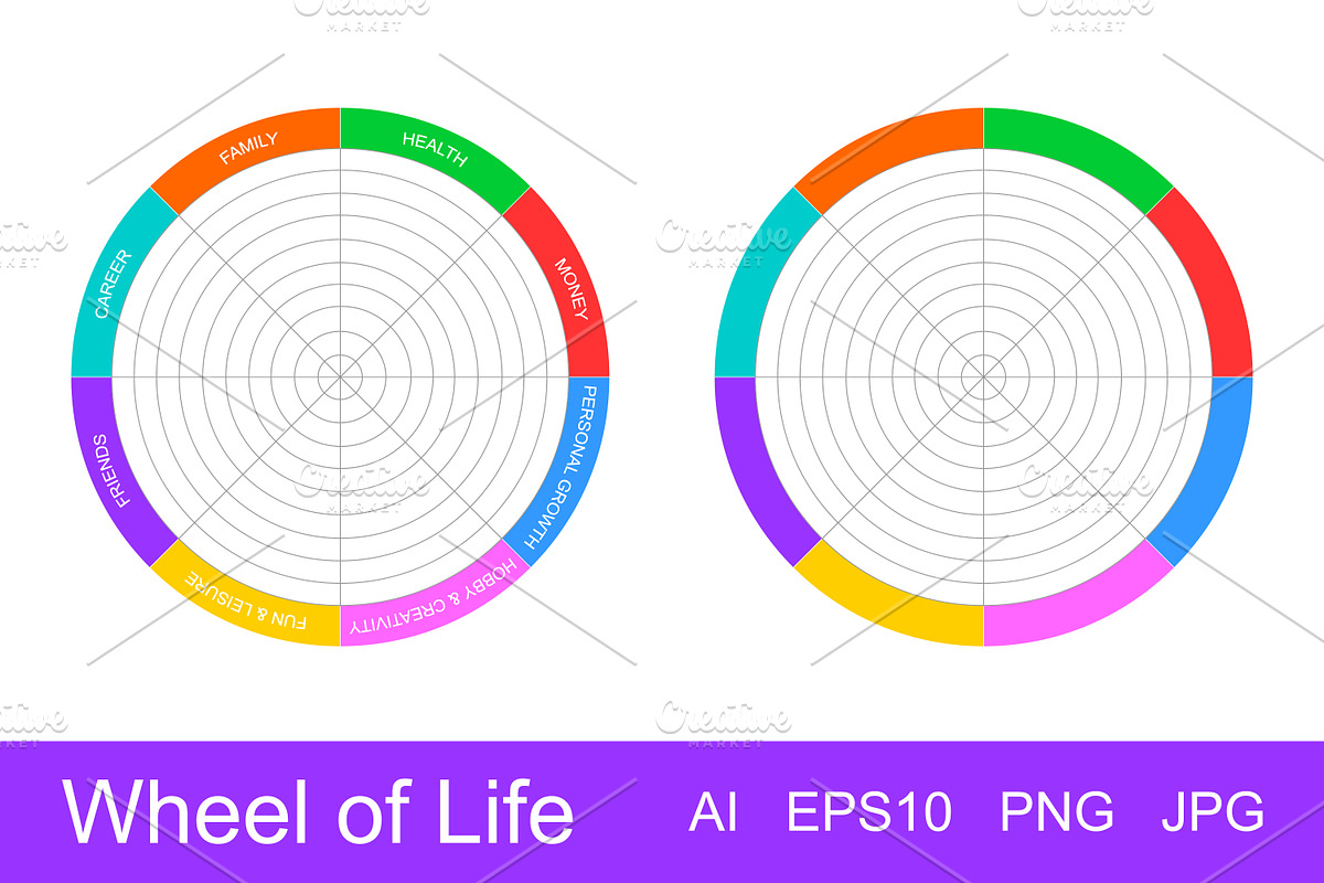 Wheel of Life Balance Template