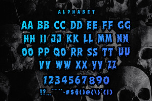 Sinners Domination Metal Horror Font