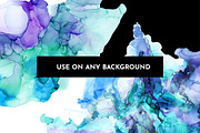 Blue Alcohol Ink Textures, a Texture Graphic by JSolomatina (Thumbnail 4 of 8)