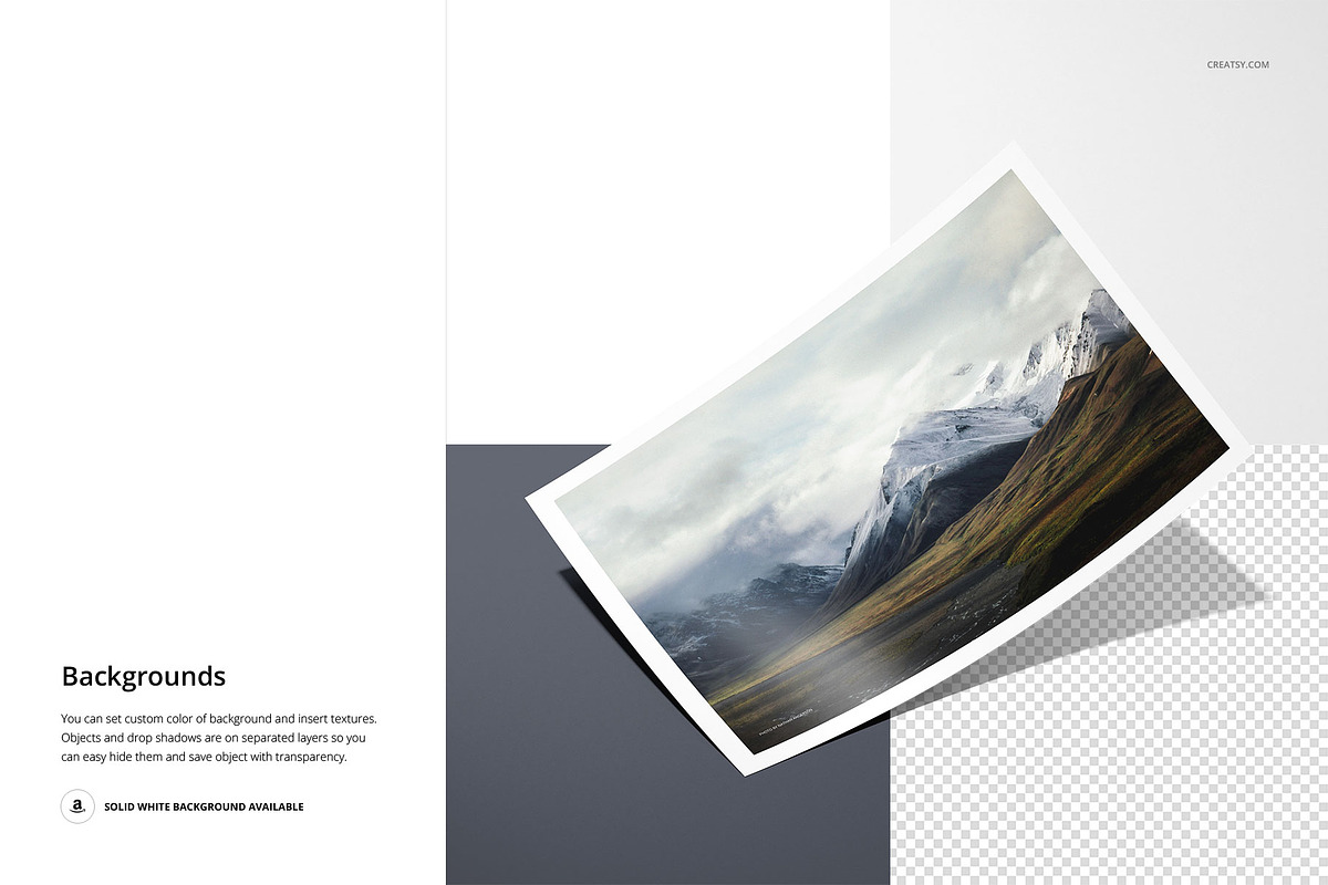 Glossy & Matte Photo Print Mockup, a Product Mockup by creatsy5 (Photo 10 of 12)