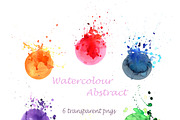 Hand-Painted Watercolor Abstracts, a Graphic by Irina (Thumbnail 1 of 4)