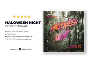 Halloween Night Flyer Template