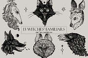 13 Witches' Familiars, an Illustration by Anastasia (Thumbnail 1 of 8)