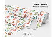 Messy DIY HandPrints Kids pattern, a Pattern Graphic by Milatoo (Thumbnail 4 of 4)