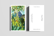 Wild Jungle II Business Card Templat, a Business Card Template by Human-made. Made to feel. (Thumbnail 2 of 2)