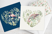 JUNGLE WIND Watercolor set, an Animal Illustration by Lemaris (Thumbnail 5 of 9)